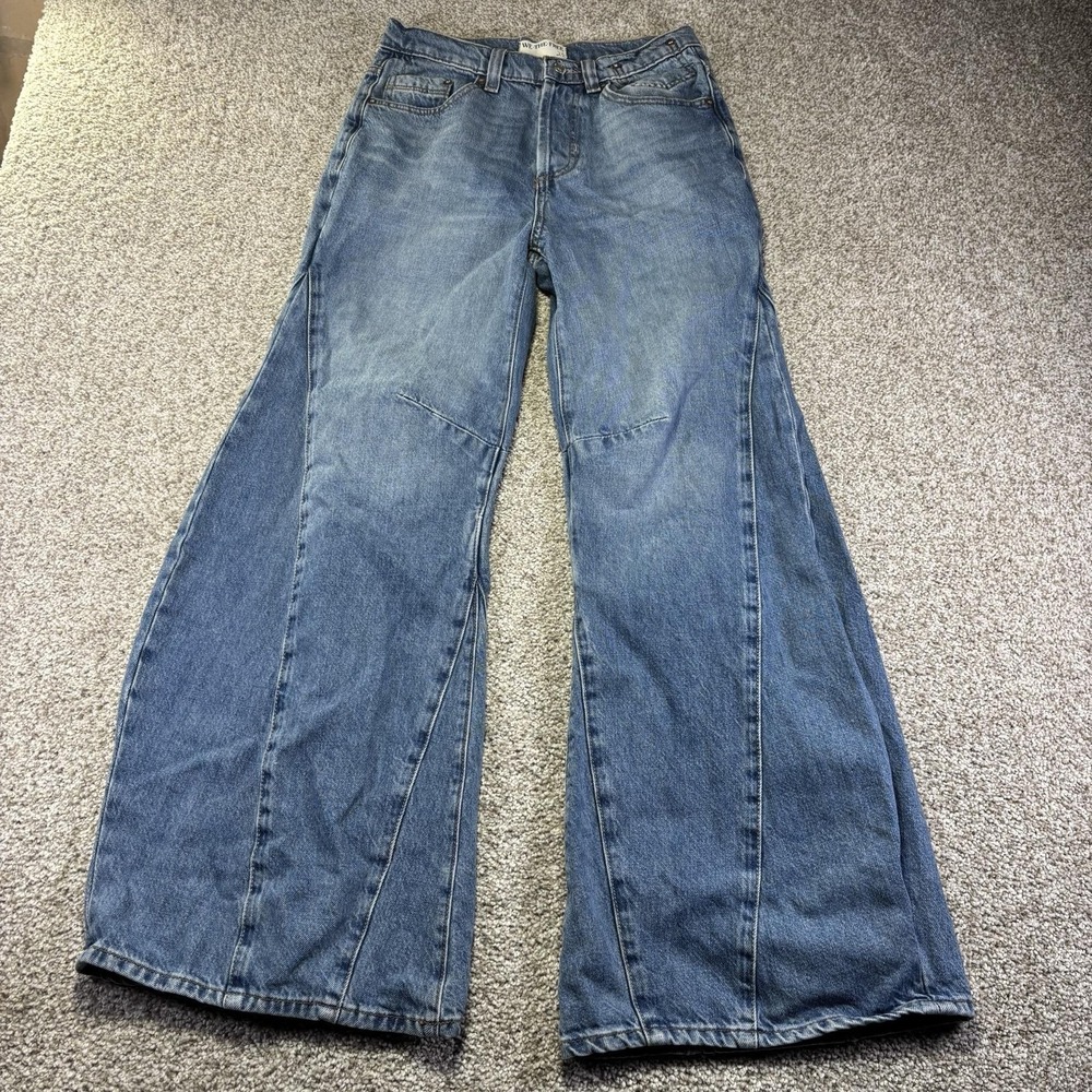 We The Free Women's Flare Wide Leg Jeans in Medium Blue